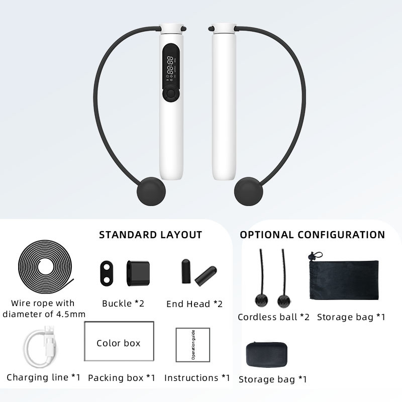 Bluetooth беспроводная скакалка специальный внутренний подсчет фитнес упражнения для похудения